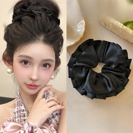 Korean Ballet Style Pleated Oversized Pillow Hair Ring