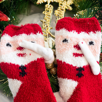 Fashion Simple Magnetic Christmas Socks For Men And Women