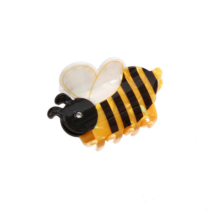 Cartoon Bee Acetate Small Jaw Clip Simple