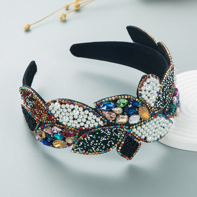 Mode Bal Strass Krale Blaar Barok