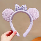 Big Ear Bow Purple