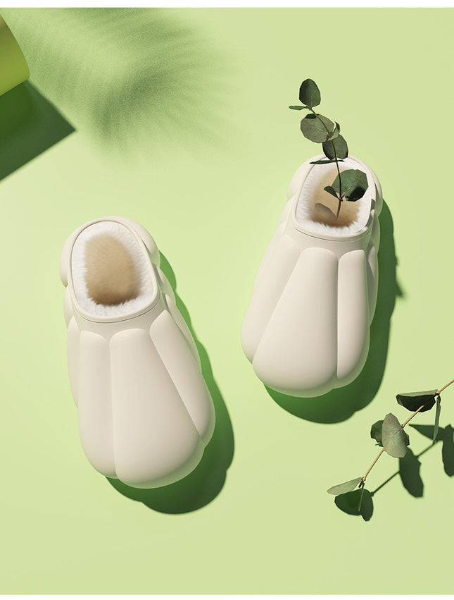 Couple Personality Baotou Pumpkin Cotton Slippers