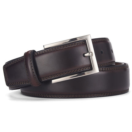 Men's Leather Belt Leather Pin Buckle Casual Belt