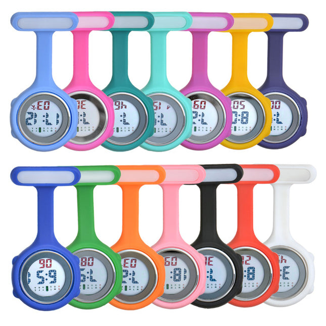Multifunctional Nurse's Watch Electronic Digital Silicone Stopwatch