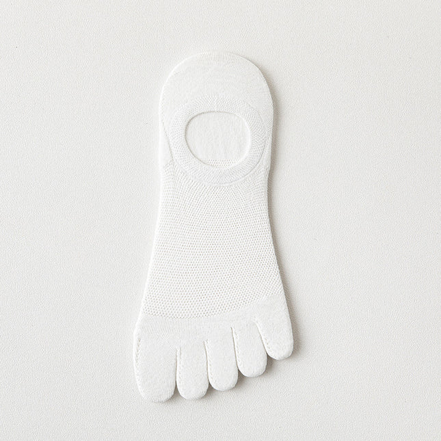 Men's Thin Mesh Breathable Five Finger Invisible Socks