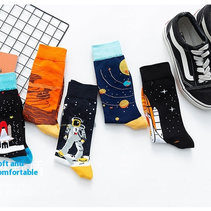 Men's Cotton Breathable Sweat Absorbing Tube Socks