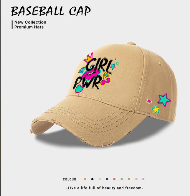 European And American Style Casual Baseball Cap For Women