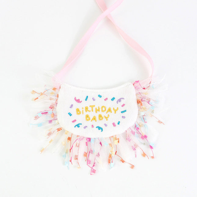 Dog Party Bib Pet Birthday Saliva Towel Bichon Triangle Scarf