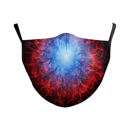 Halloween Dubbellaag Oorwas Kreatiewe Digitale Druk Masker