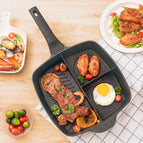 3in1 Black Breakfast Pan