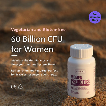 Vaginale Probiotika Vroue pH Balans Pille Vroulike Dermgesondheid Prebiotika 60 Biljoen KVE Kapsules Spysvertering Urinewegondersteuning
