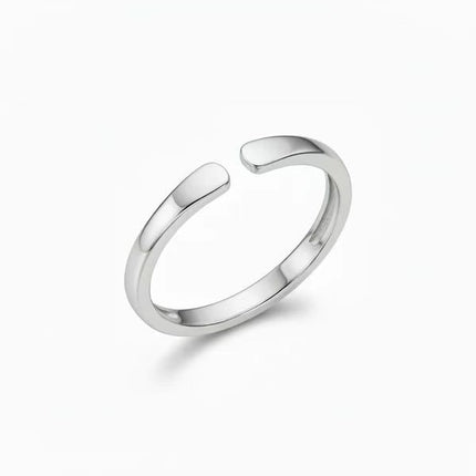 Stainless Steel Ring With A Simple Opening For Promotional Gifts