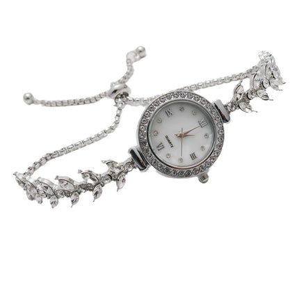 Eenvoudige Mode Temperamentele Armband Dameshorlosie Uittrek