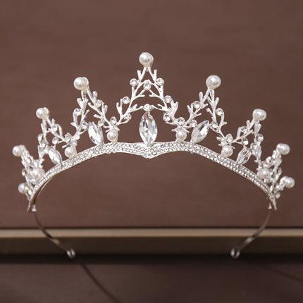 Mode Kristal Diamant Bruid Trou Haar Tiaras