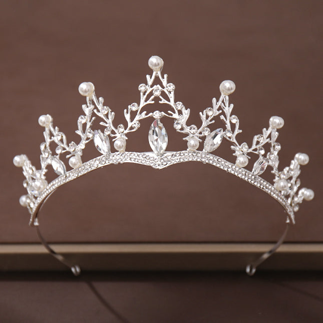 Mode Kristal Diamant Bruid Trou Haar Tiaras