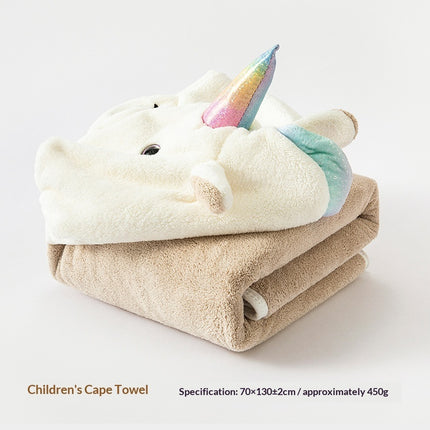Strokiesprent Badjas Koraalvlies Absorberende Kinderbadhanddoek