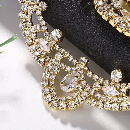 Blomagtige Temperament Retro Bruid Hoofband Strass