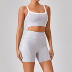 Heather Gray Short / L
