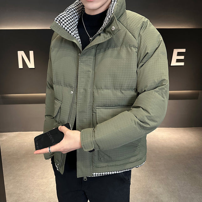 Cotton Jacket Thickening Stand Collar Bread Coat Leisure Warm