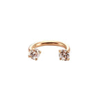 Rose gold single / 1.2x10x3mm