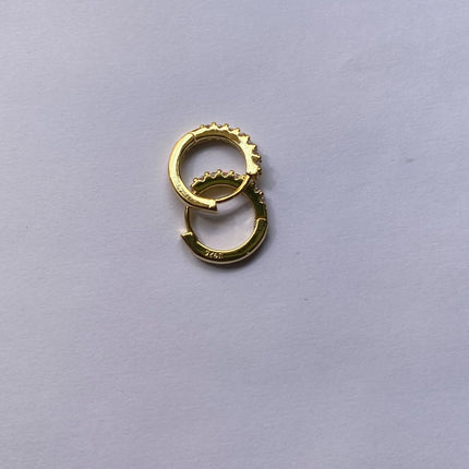 Women's Korean-style Diamond-embedded Gold-plated Ins Internet-famous Versatile Earrings