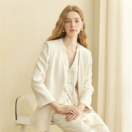 British Style Small Suit Fried Street Top For Women