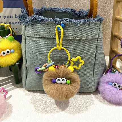 Kreatiewe Steenkoolballetjie Pluispop Boeksak-Hanger