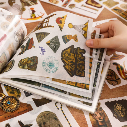 High-quality Retro-style Sticker Book