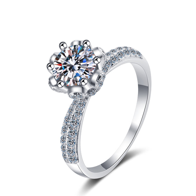 Vroue Mode Sterling Silwer Ring