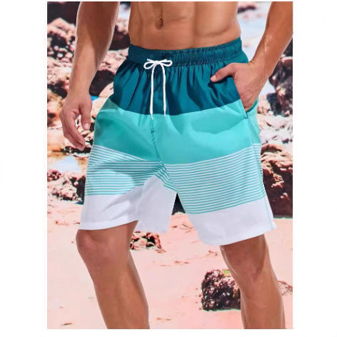 Fashion Personality Wide Beach Shorts Men