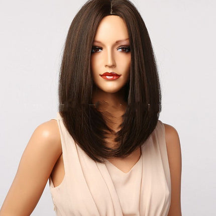 Short And Short Straight Hair, High Temperature Silk Material