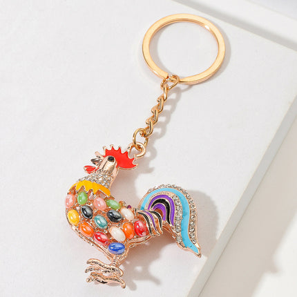 Chante Clair Sleutelring Hanger Legering Drup Olie Diamant