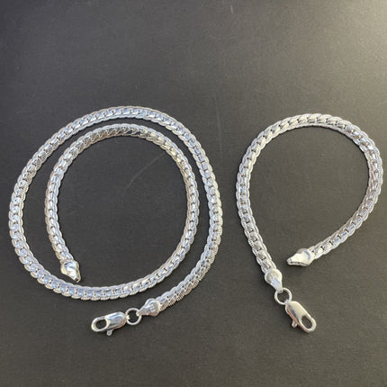 Versilwerde Volledige Syprofiel-kettingarmband — Stylvol En Modieus