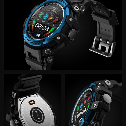 Drie-vaste Buitelewe Sport Slimhorlosie Bluetooth-oproepe
