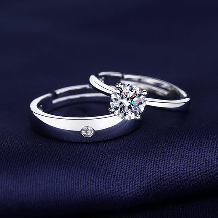Mode Paar Mans En Vroue Ringe
