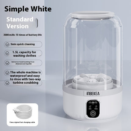 Koordlose Mini Wasmachine Draagbare Outomatiese