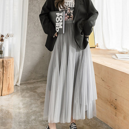 Net Yarn Fairy Oversized Skirt Super Thin Net Yarn Skirt Fairy Fan