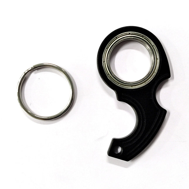 Keychain Rotation Decompression Trend Stainless Steel