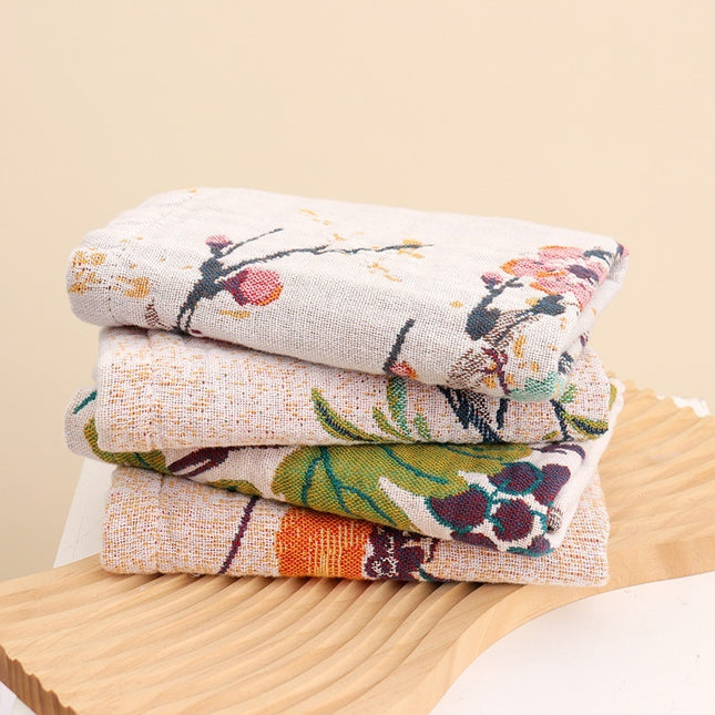 All-cotton Gauze Face Towel For Home Usesuitable For Adults And Children