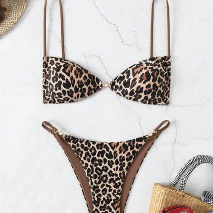 Women's Two-piece Casual Swimsuit P61 Decor