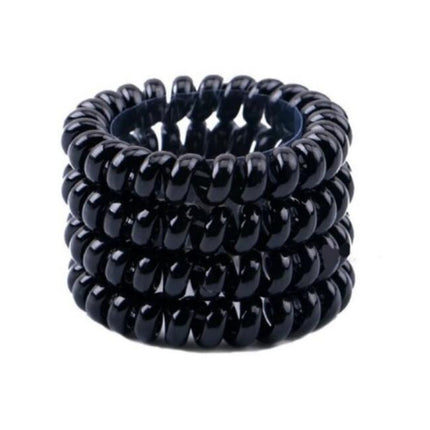High Elasticity Electric Coil Bright Silver Hair Rope