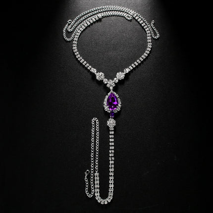 Pers Diamant Druppel Onderbroekketting Nagklub Sexy