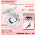 UBS043 2pcs / 1pair Eyelash Plus White Clip