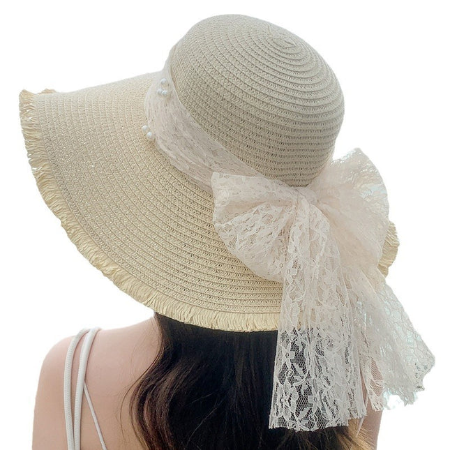 New Sweet Big Bow Sun Protection Hat Children