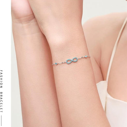 Oneindige Liefde Simbool Turkoois Armband Juweliersware