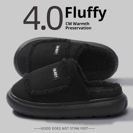 Vroue se Warm Glyvaste Suede Katoenpantoffels