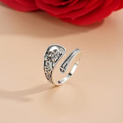 Retro Artistic Skull Ring For Women