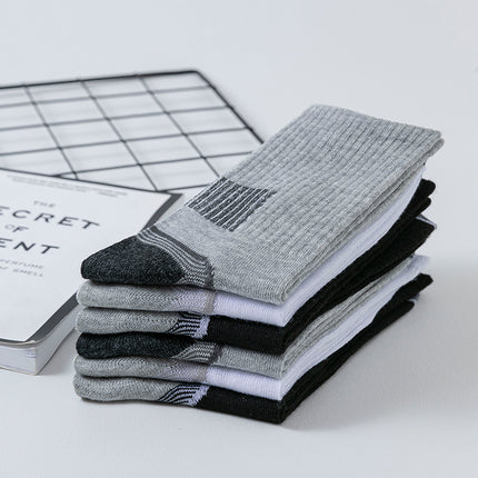 Stripe Sports Long Socks Sweat-absorbent, Comfortable And Breathable