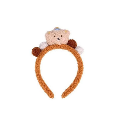 Cute Face Wash Hair Bands Female Cartoon Headwear Hair Band Headband Apply