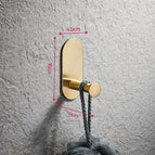 Gold single hook
